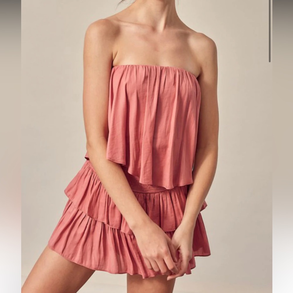 Strapless Tube Top Dress